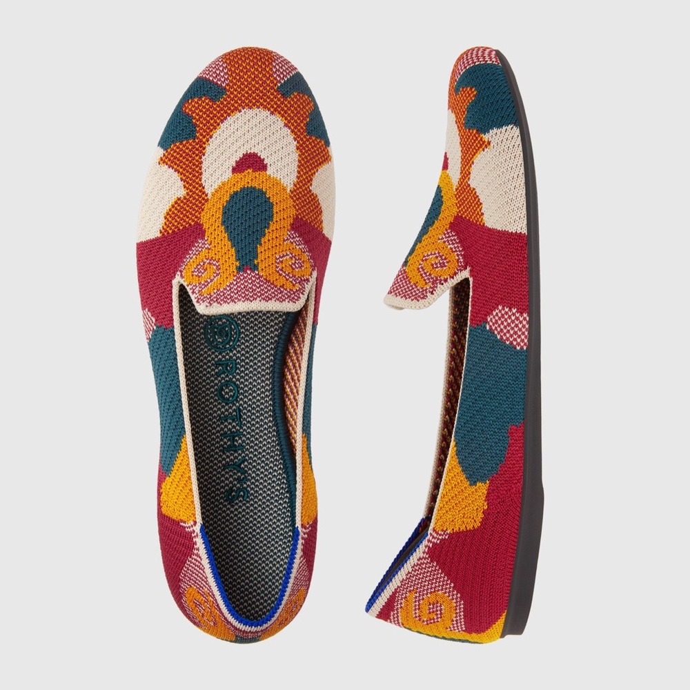 Rothy’s Moroccan loafer flats retired pattern size 9.5